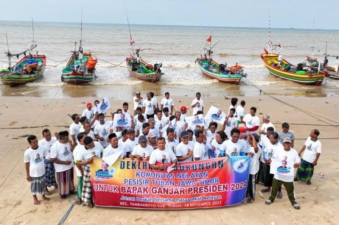 Para Nelayan Kabupaten Malang Dukung Ganjar Pranowo Menjadi Presiden 2024