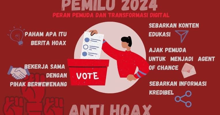 Hindari Politik SARA dan Informasi Hoax di Medsos Jelang Pemilu 2024